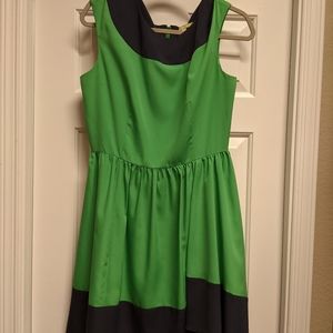 Green and blue Gianni Bini dress